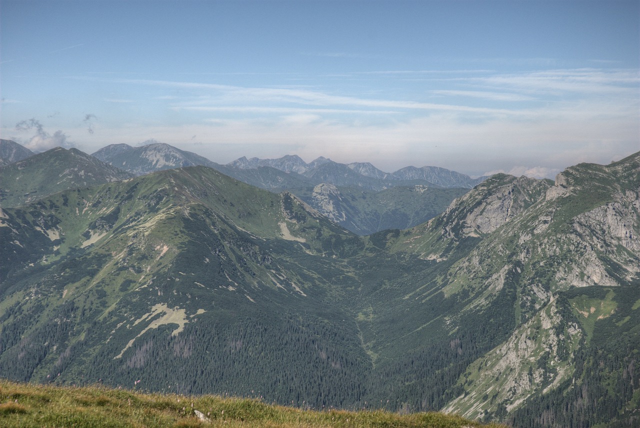 Tatry, Slovakija, Kraštovaizdis, Vaizdas Iš Viršaus, Kalnai, Vaizdas, Gamta, Kalnas, Dangus, Kasprowy Wierch