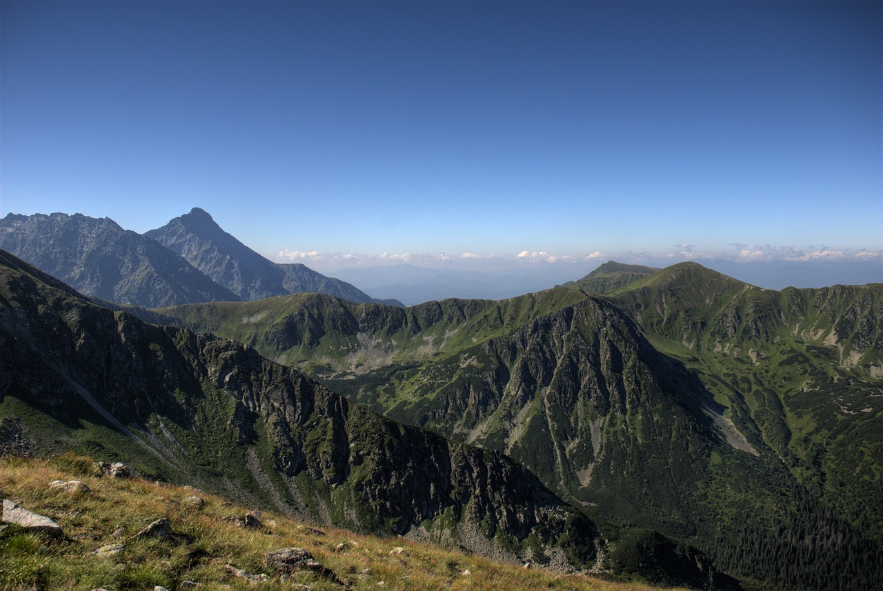 Tatry, Kraštovaizdis, Vaizdas Iš Viršaus, Kalnai, Vaizdas, Gamta, Kalnas, Dangus, Kasprowy Wierch, Świnica