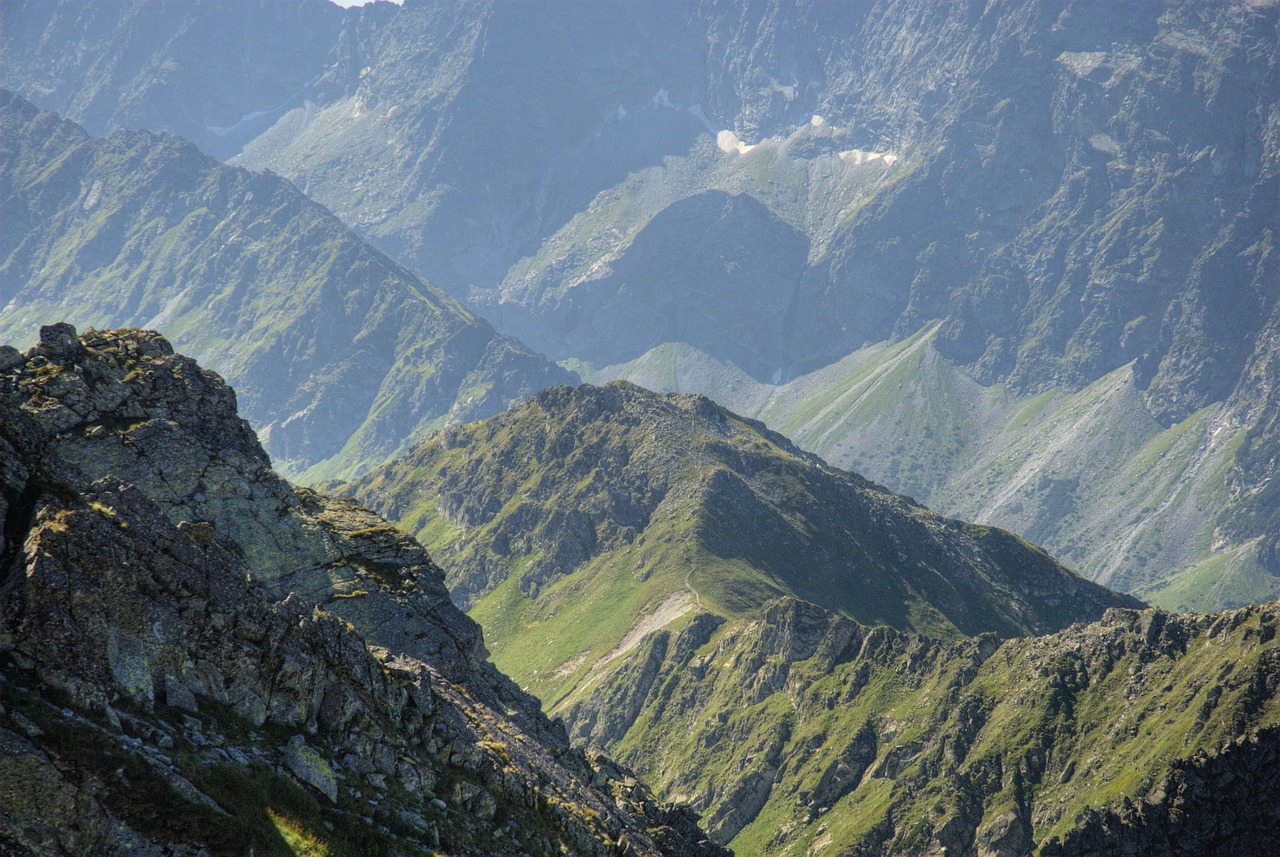 Tatry, Kraštovaizdis, Vaizdas Iš Viršaus, Kalnai, Vaizdas, Gamta, Kalnas, Dangus, Kasprowy Wierch, Świnica