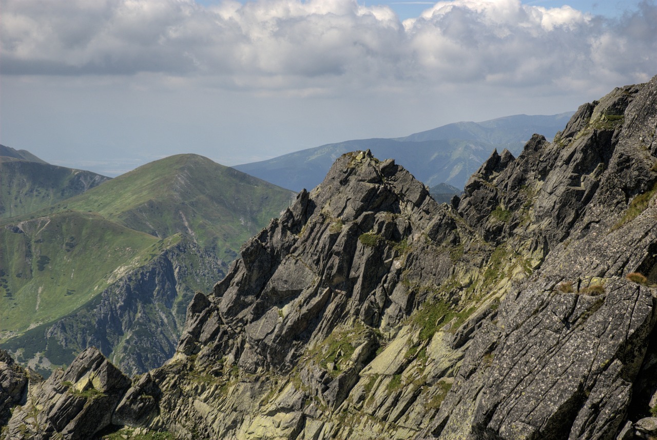 Tatry, Kraštovaizdis, Vaizdas Iš Viršaus, Kalnai, Vaizdas, Gamta, Kalnas, Dangus, Kasprowy Wierch, Świnica