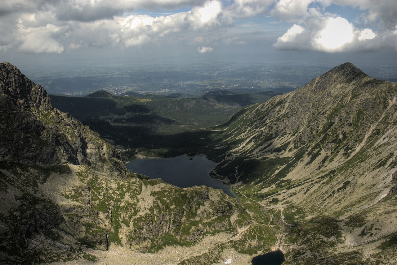 Tatry, Kraštovaizdis, Vaizdas Iš Viršaus, Kalnai, Vaizdas, Gamta, Kalnas, Dangus, Kasprowy Wierch, Świnica