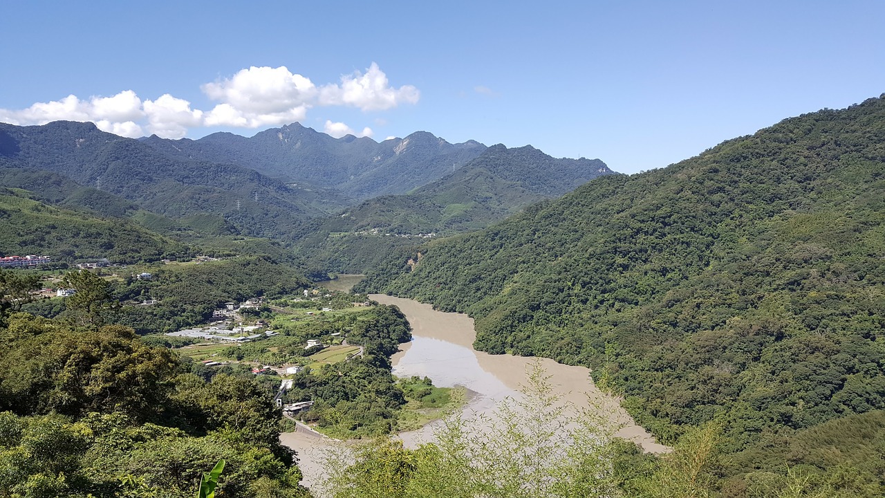 Taoyuan, Taivanas, Upė, Kalnas, Gamta, Kraštovaizdis, Aplinka, Nemokamos Nuotraukos,  Nemokama Licenzija