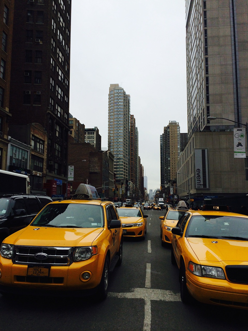 Taksi, Eismas, Niujorkas, Kelias, Miestas, Nemokamos Nuotraukos,  Nemokama Licenzija