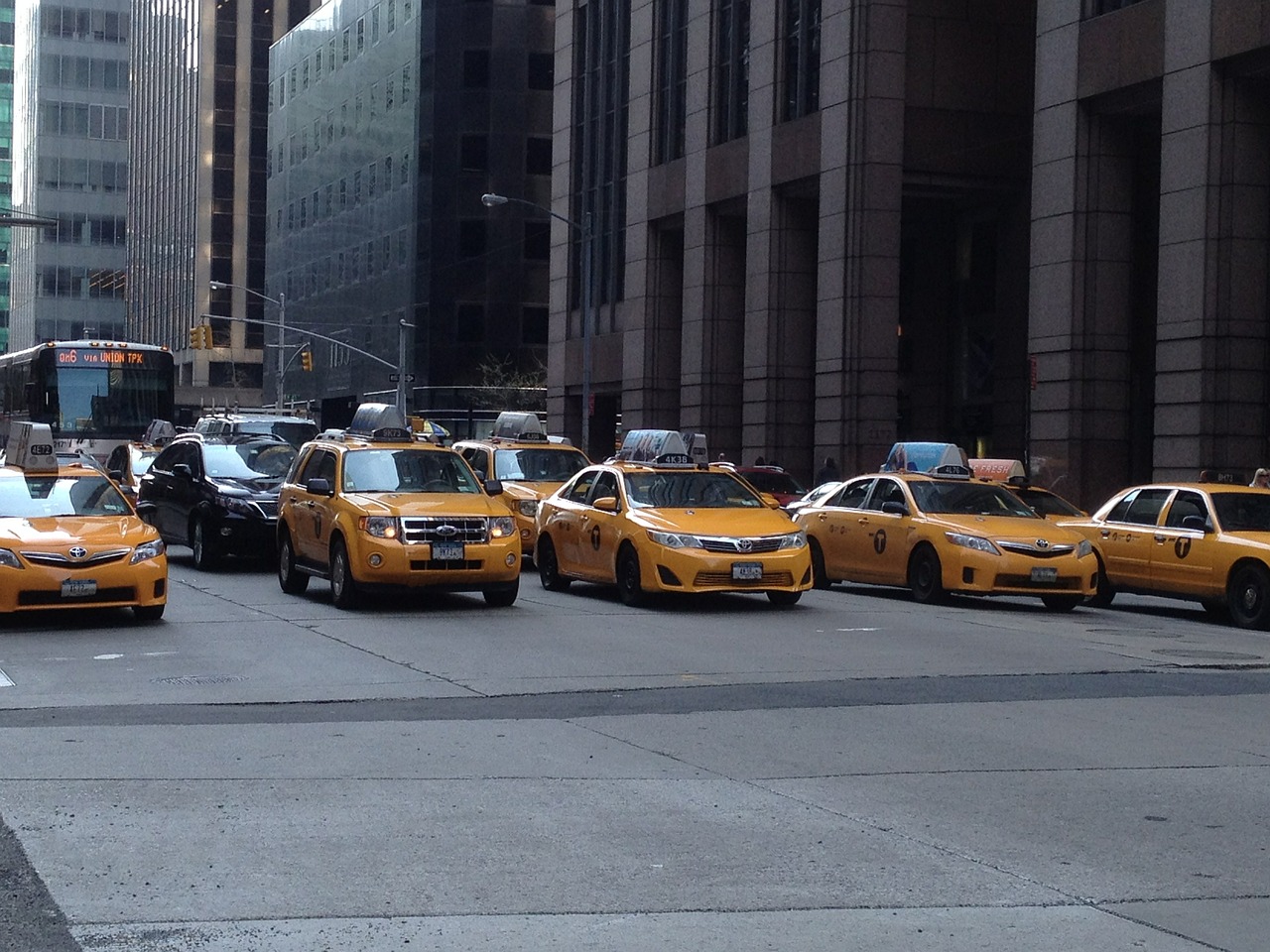 Taksi, Niujorkas, Nyc, Miestas, Eismas, Nemokamos Nuotraukos,  Nemokama Licenzija