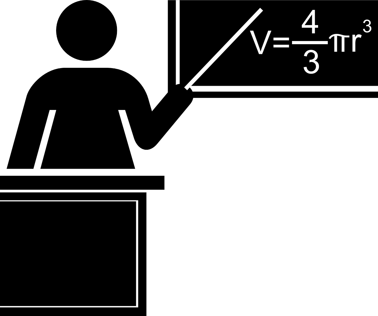 Mokytojas, Mokykla, Matematika, Universitetas, Mokymas, Stalas, Meistras, Asmuo, Stick, Nemokama Vektorinė Grafika