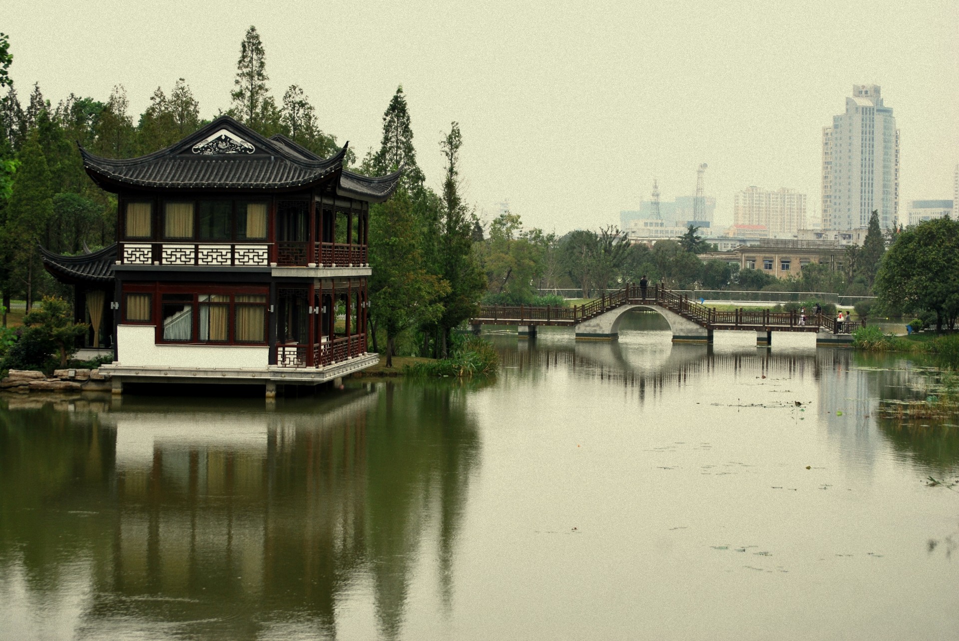 Kraštovaizdis,  Architektūra,  Teahouse,  Arbata & Nbsp,  Namas,  Ežeras,  Xuzhou,  Kinija,  Teo Ir Ežeras, Nemokamos Nuotraukos