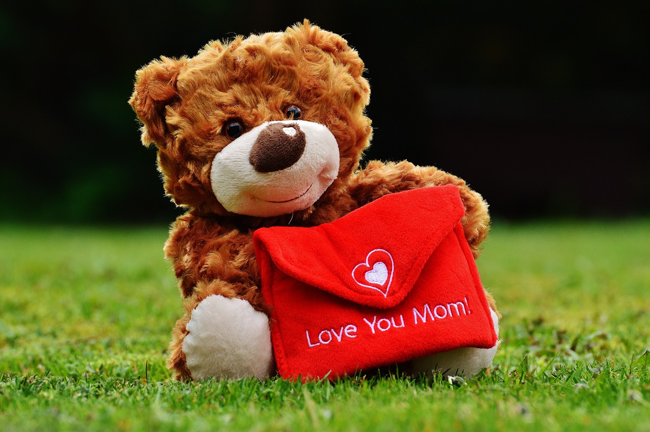 Teddy, Motinos Diena, Meilė, Mama, Atvirukas, Motina, Sveiki, Fonas, Širdis, Ačiū
