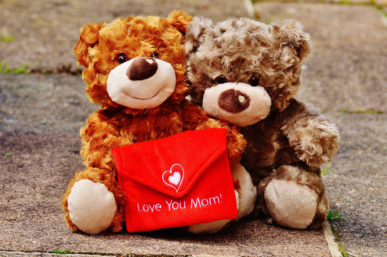 Teddy, Motinos Diena, Meilė, Mama, Atvirukas, Motina, Sveiki, Fonas, Širdis, Ačiū