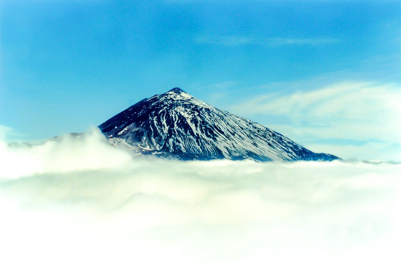 Teide, Vulkanas, Kalnas, Pico Del Teide, Kanarų Salos, Tenerifė, Vulkaninis, Aukščiausiojo Lygio Susitikimas, Dangus, Nemokamos Nuotraukos