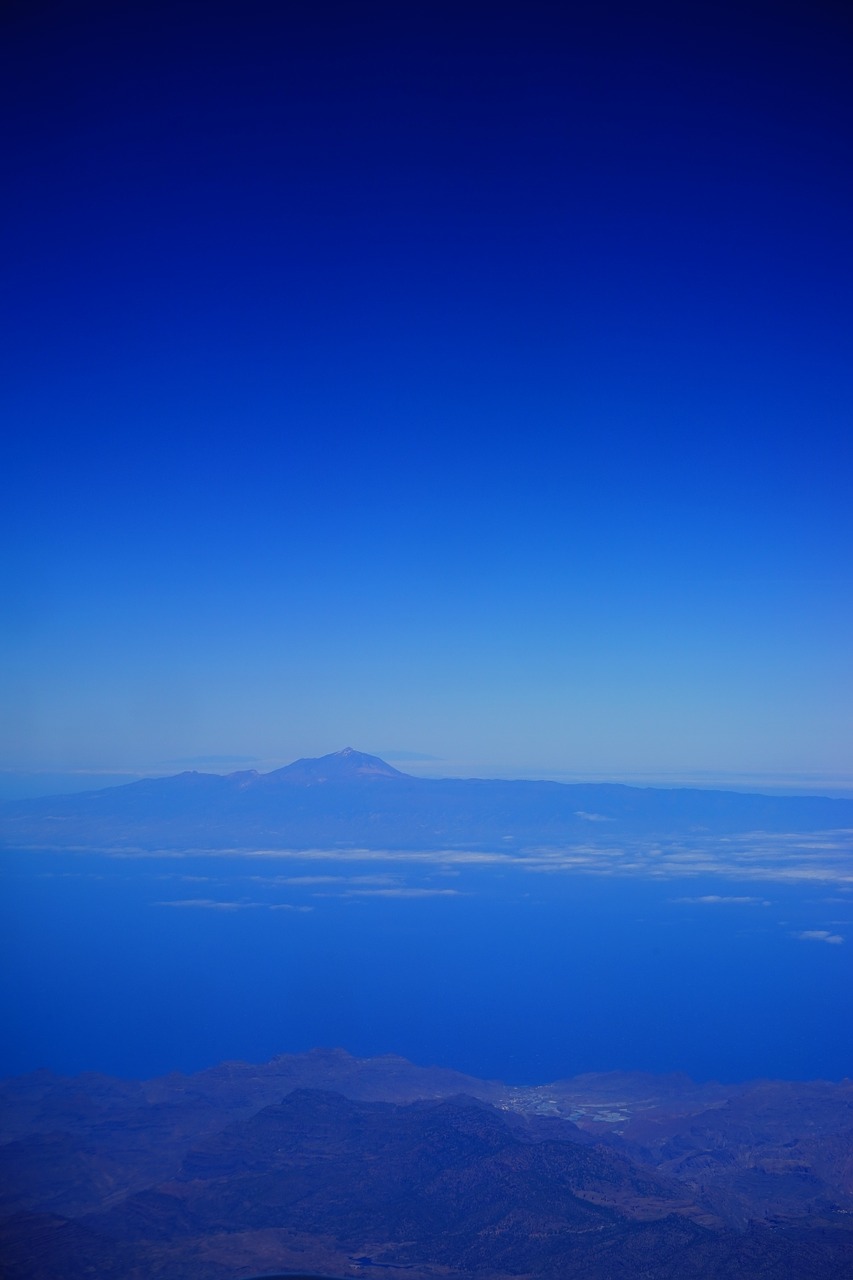 Teide, Kalnas, Tenerifė, Vulkanas, Pico Del Teide, El Teide, Kanarų Salos, Ispanija, Sala, Skristi