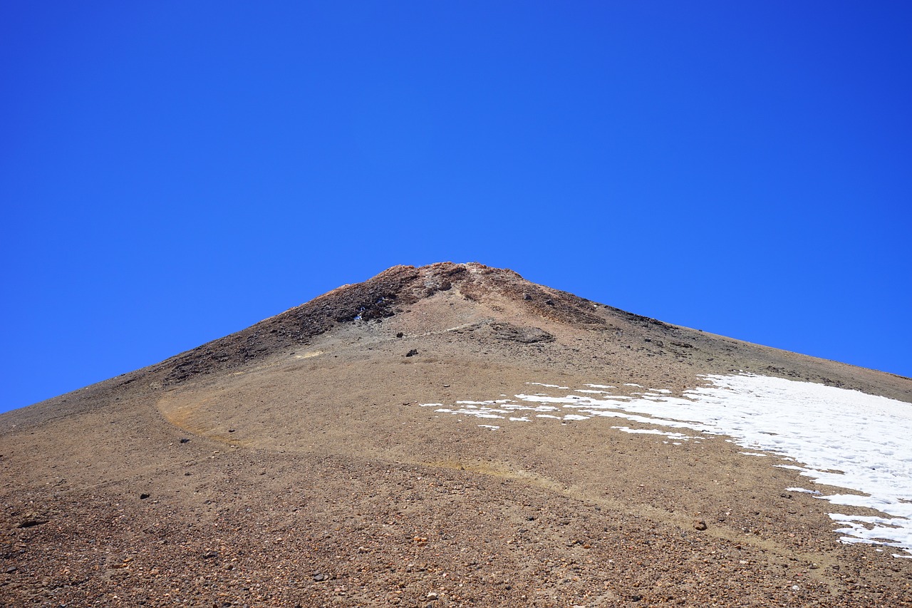 Teide, Pico Del Teide, Aukščiausiojo Lygio Susitikimas, Vulkanas, Vulkano Viršūnių Susitikimas, Pakilti, Toli, Kelias, Takas, Bimssteinfeld