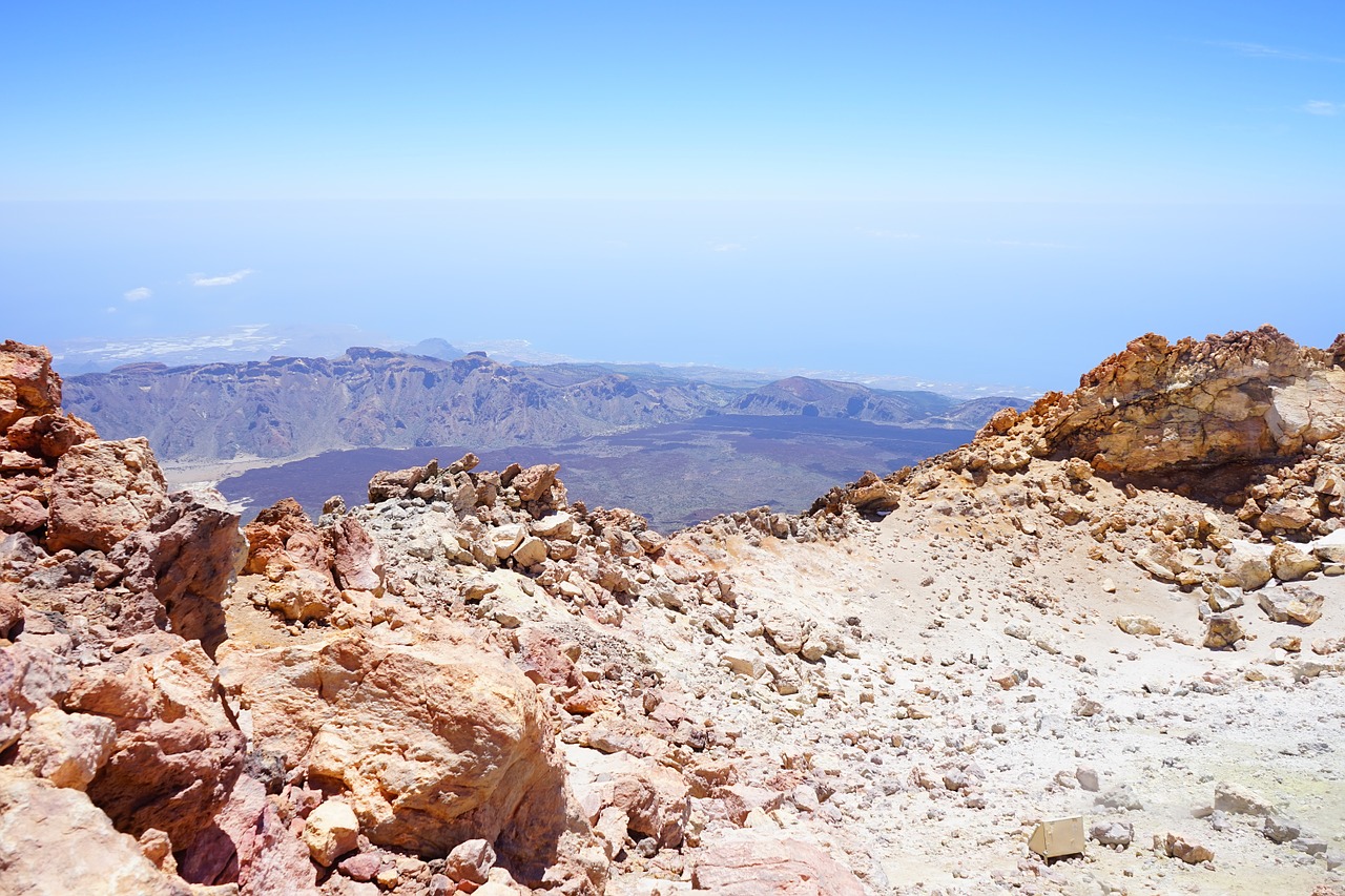 Teide, Perspektyva, Tolimas Vaizdas, Skaityti Cañadas, Kaldera, Pico Del Teide, Aukščiausiojo Lygio Susitikimas, Vulkaninis Krateris, Krateris, Vulkanas