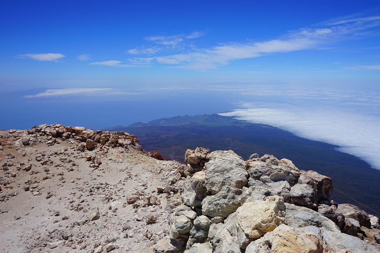 Teide, Pico Del Teide, Aukščiausiojo Lygio Susitikimas, Vulkaninis Krateris, Krateris, Vulkanas, Siera, Sieros Garai, Lava, Lavos Laukas