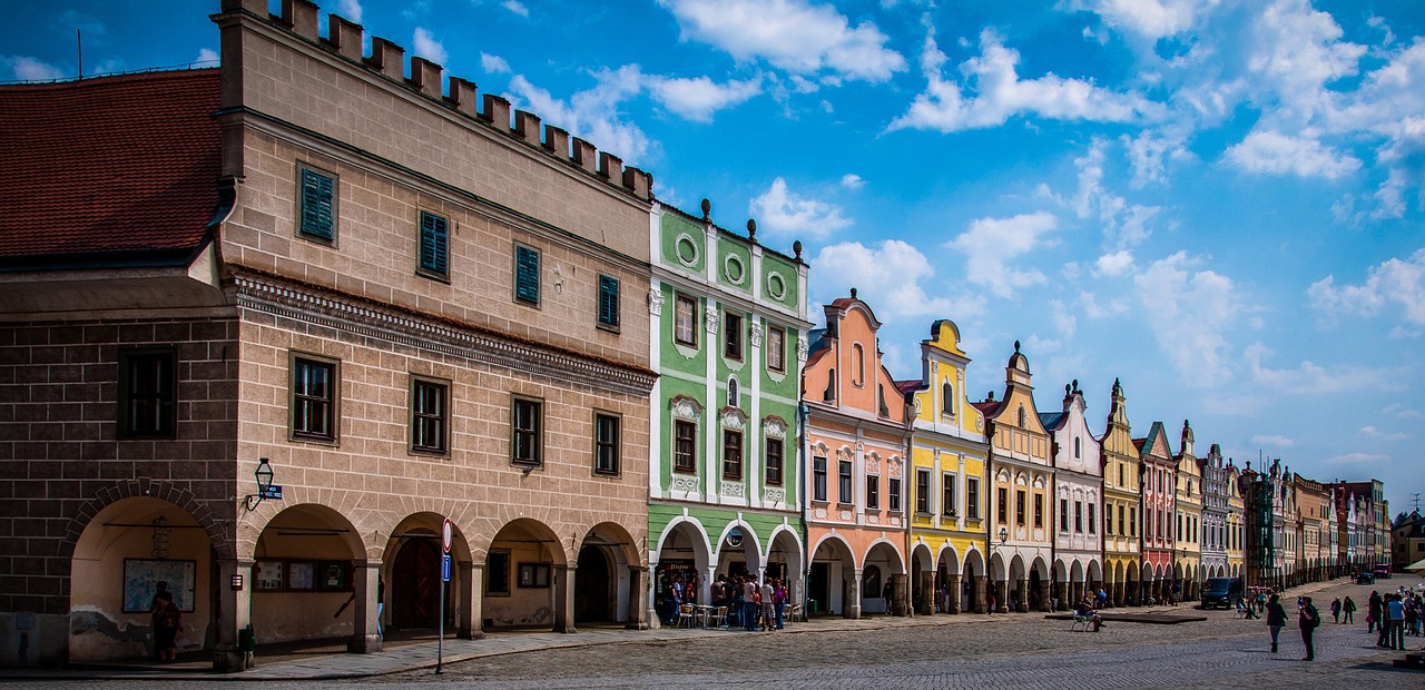 Telč, Telc, Miestas, Tvenkinys, Bohemija, Nemokamos Nuotraukos,  Nemokama Licenzija