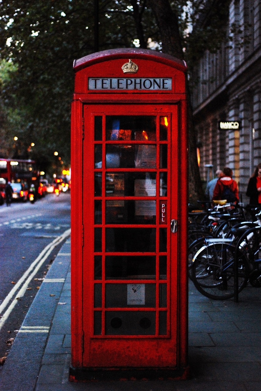 Telefonas, Dėžė, Anglija, Britanija, Londonas, Cheshire, Gatvė, Piktograma, Simbolis, Tradicinis