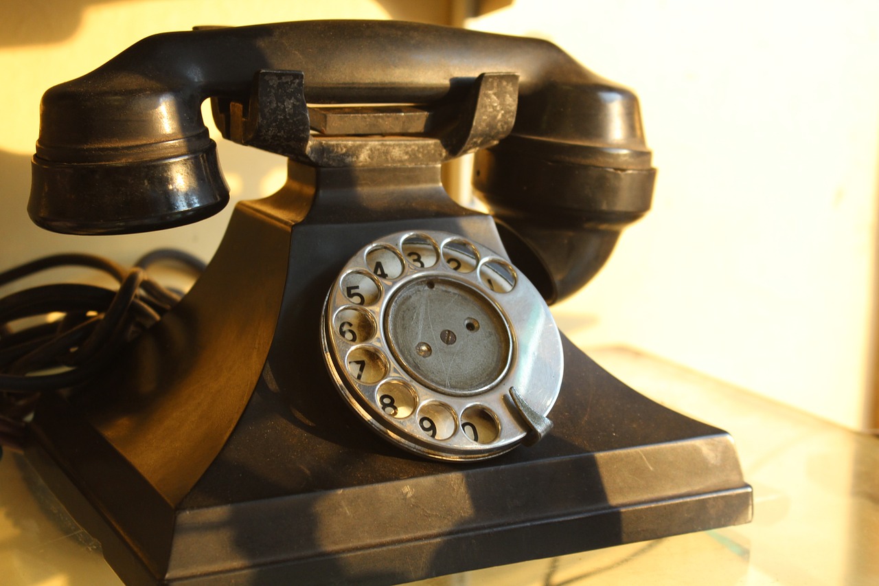 Telefonas, Telefonas, Vintage, Senovinis, Retro, Surinkti, Rotacinis, Telefonas, Senas, Telekomunikacijos