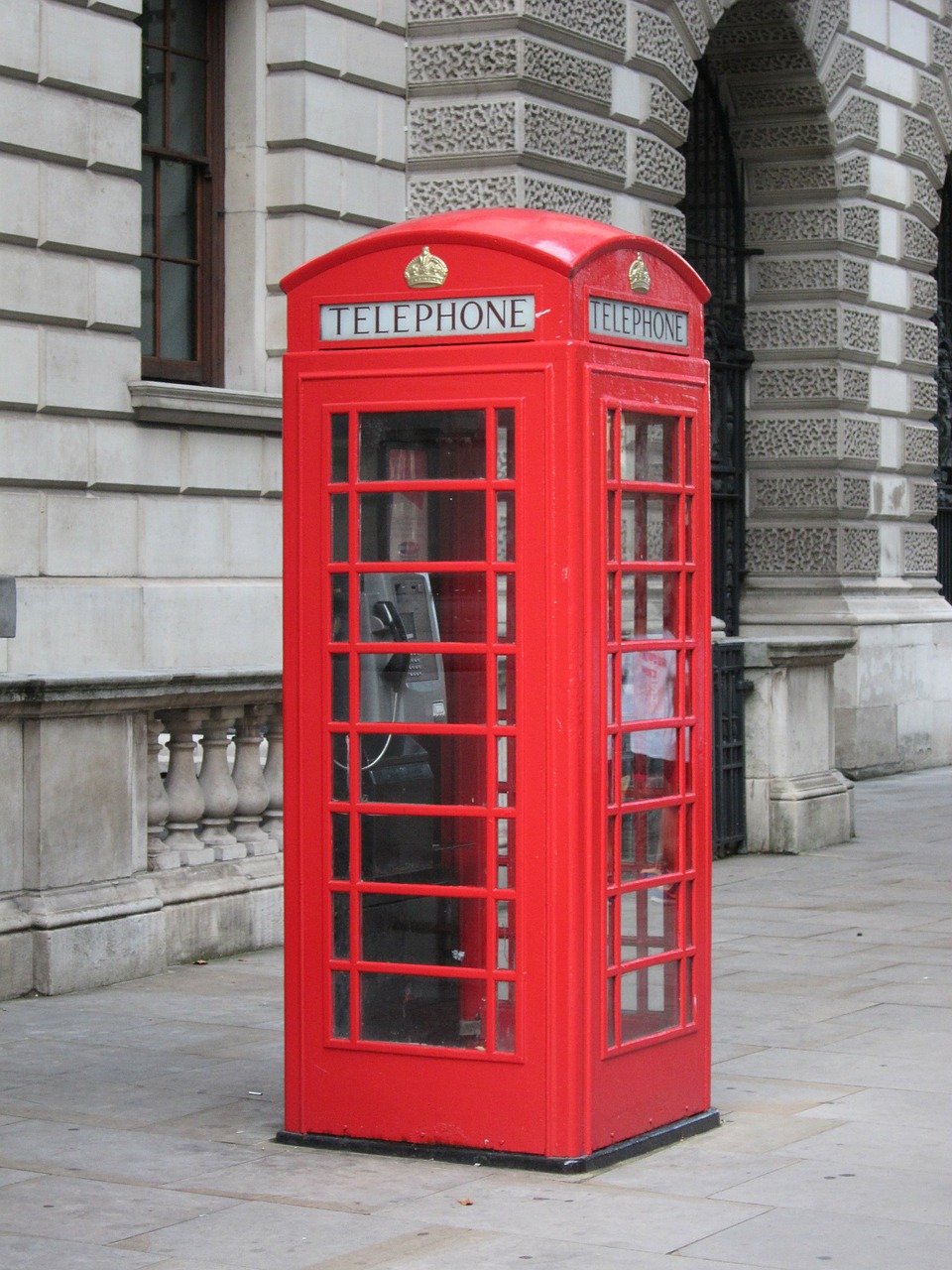 Telefonas, Raudona, Londonas, Jungtinė Karalystė, Anglija, Dėžė, Telefonas, Skambinti, Stendas, Komunikacija