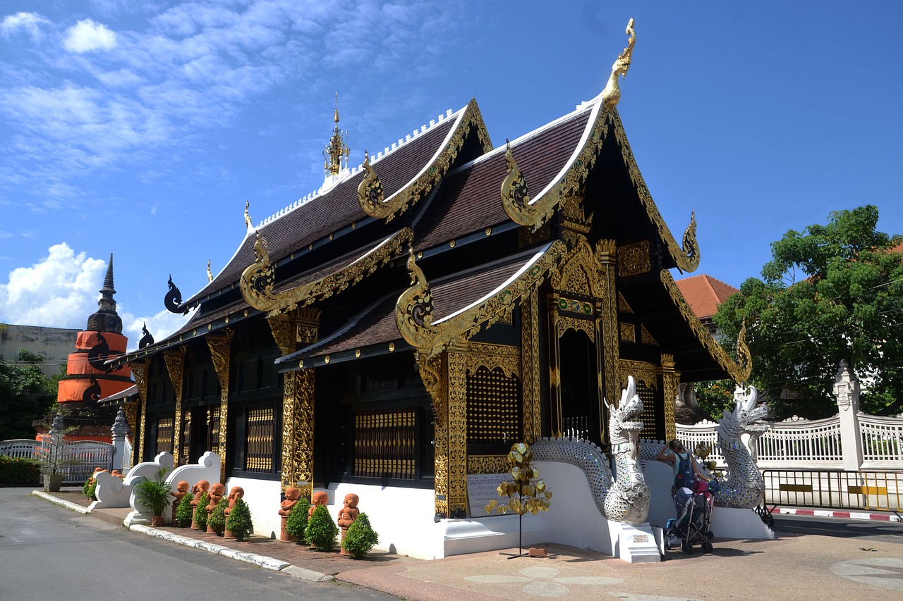 Šventykla, Tailandas, Chiang Mai, Budistinis, Garbinimas, Vienuolynas, Chiang, Wat, Religija, Kelionė