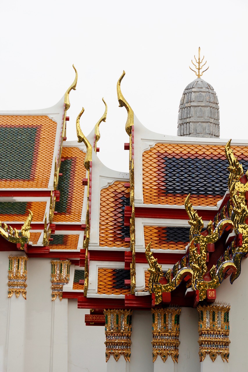 Šventykla, Stogas, Pagoda, Architektūra, Rūmai, Budizmas, Į Pietryčius, Tajų, Bangkokas, Tailandas
