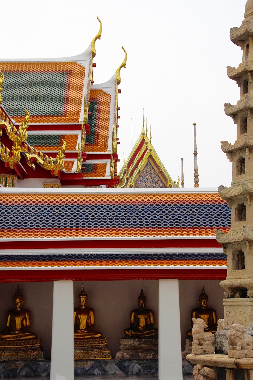 Šventykla, Stogas, Pagoda, Architektūra, Rūmai, Budizmas, Į Pietryčius, Tajų, Bangkokas, Tailandas