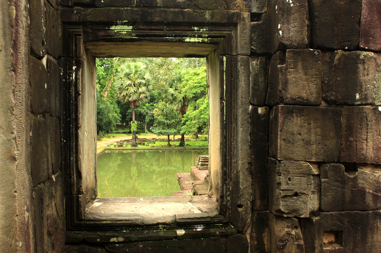 Šventykla, Angkor Vatas, Griuvėsiai, Angkor, Kambodža, Akmuo, Khmer, Turizmas, Architektūra, Pjauti