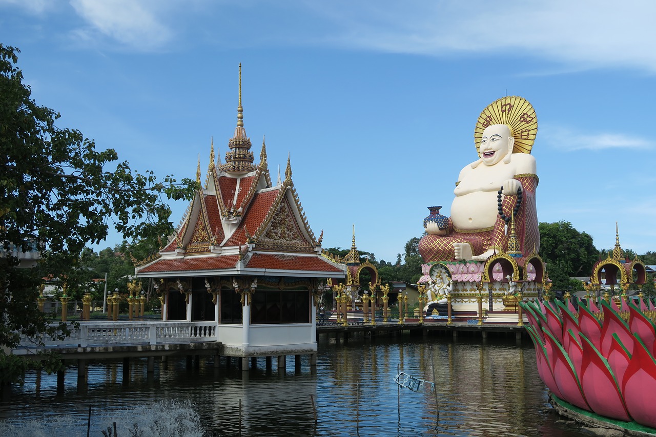 Šventykla, Tailandas, Koh Samui, Religija, Nemokamos Nuotraukos,  Nemokama Licenzija