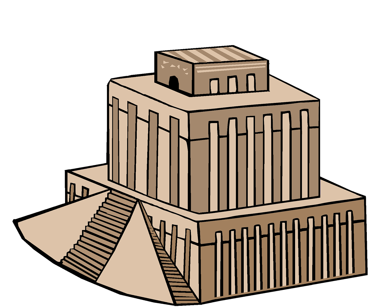 Šventykla, Zigguratas, Babilonas, Babilonietis, Babilono Šventykla, Akmens Pastatas, Pastatas, Iraq, Babilonų Architektūra, Architektūra