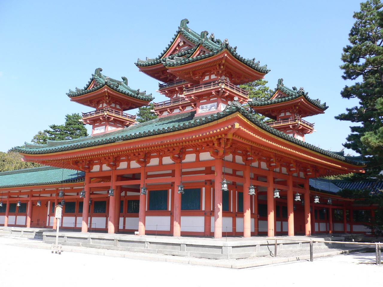 Šventykla, Japanese, Japonija, Kyoto, Tradicinis, Architektūra, Asija, Senovės, Šventykla, Shinto