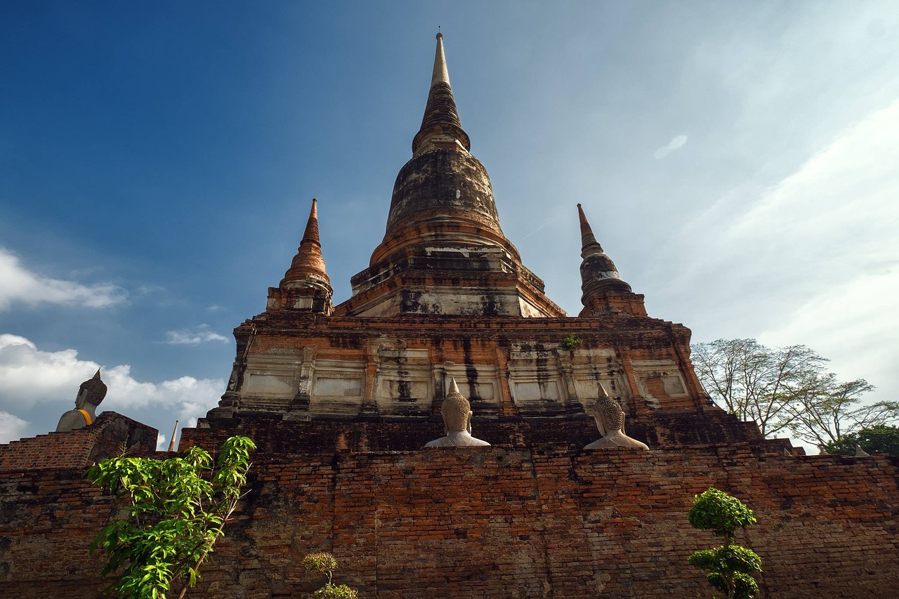 Šventykla, Priemonė, Ayutthaya, Nemokamos Nuotraukos,  Nemokama Licenzija