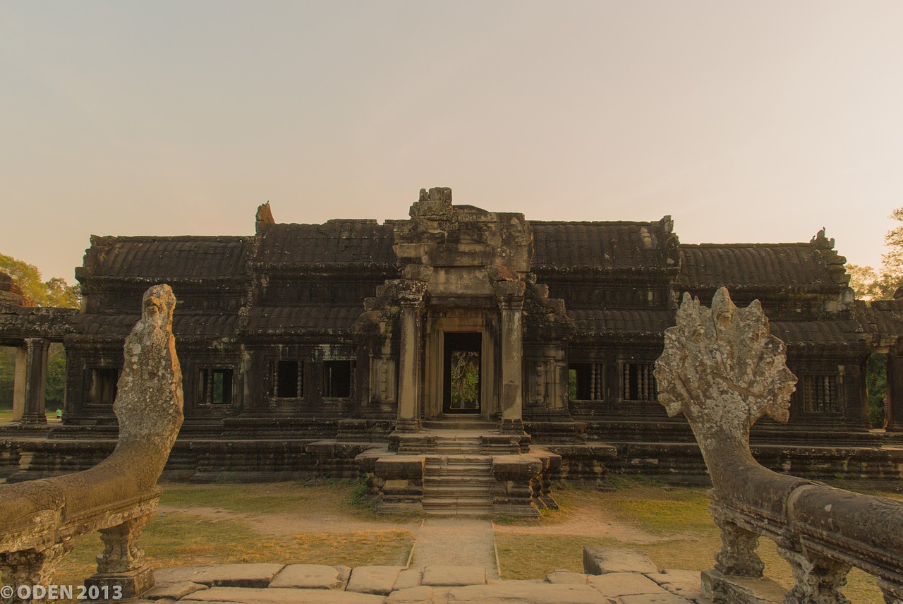 Šventykla, Angkor, Pagoda, Religinis, Šventyklos, Naga, Unesco Svetainė, Statula, Rokas, Dangus