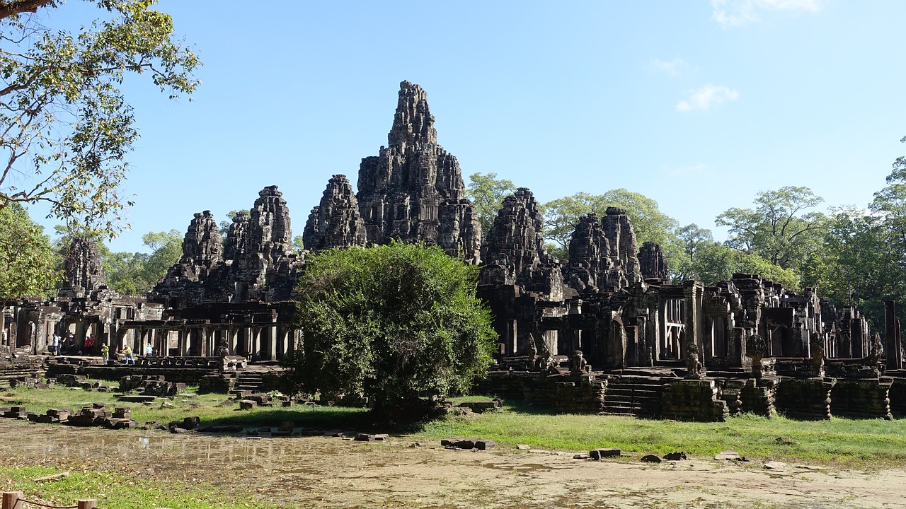 Šventykla,  Religija,  Senovė,  Kelionė,  Metai,  Angkor Thom,  Siemreabas, Nemokamos Nuotraukos,  Nemokama Licenzija