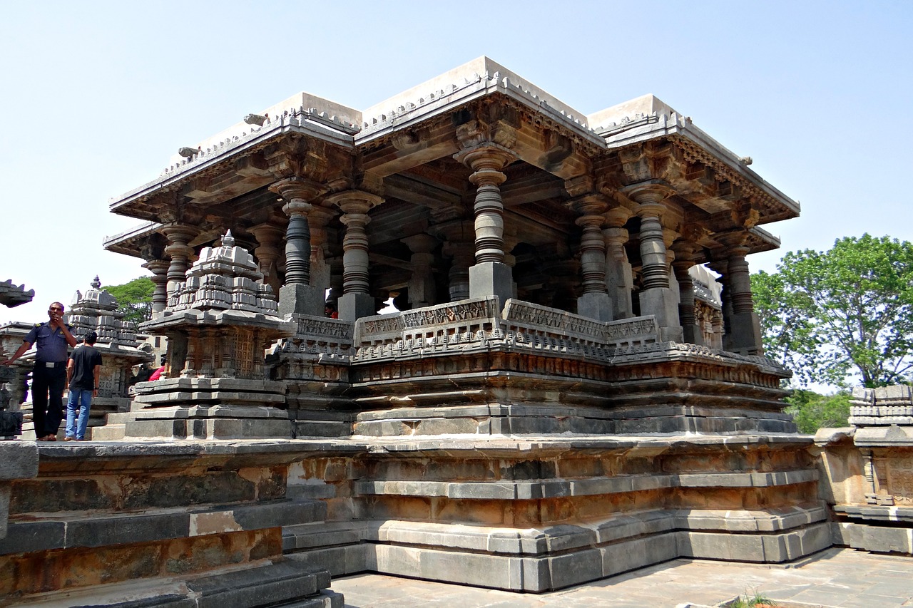 Šventykla, Kedareshwara, Hindu, Halebidu, Hoysala Architektūra, Religija, Halebeedu, Hassan, Karnataka, Indija