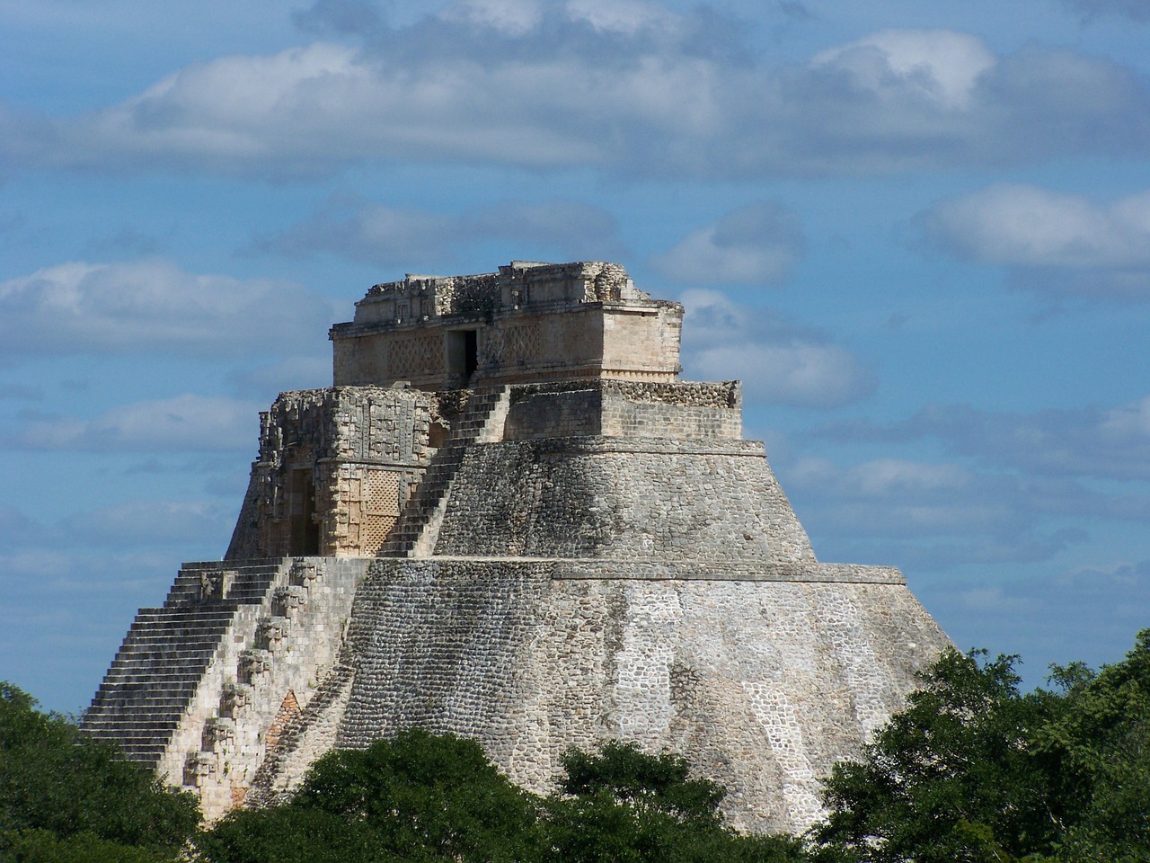 Šventykla, Maya, Piramidė, Yukatanas, Mayan, Senovės, Meksika, Akmuo, Meksikietis, Civilizacija