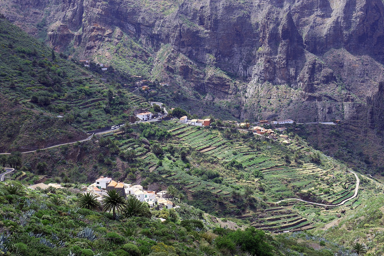 Tenerifė, Masca, Kaimas, Kalnai, Ispanija, Akmenys, Kraštovaizdis, Ekspedicija, Kanarų Salos, Grožis