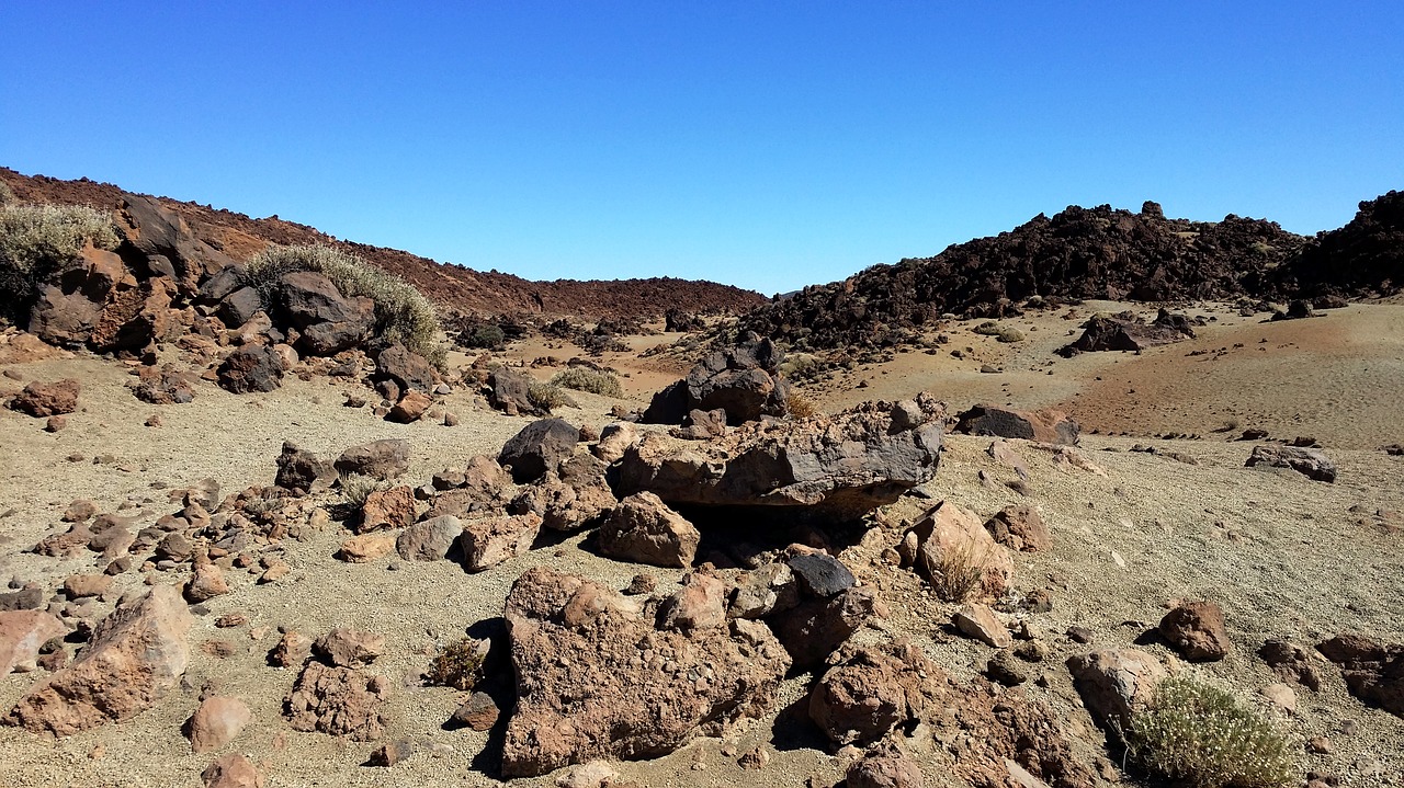 Tenerifė, Teide, Akmenys, Kanarų Salos, Nacionalinis Parkas, Peizažai, Gamta, Lava, Plato Las Cañada, Vulkaninis Kraštovaizdis