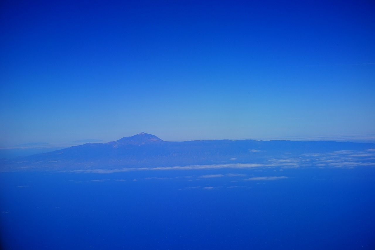 Tenerifė, Teide, Kalnas, Vulkanas, Pico Del Teide, El Teide, Kanarų Salos, Ispanija, Sala, Skristi