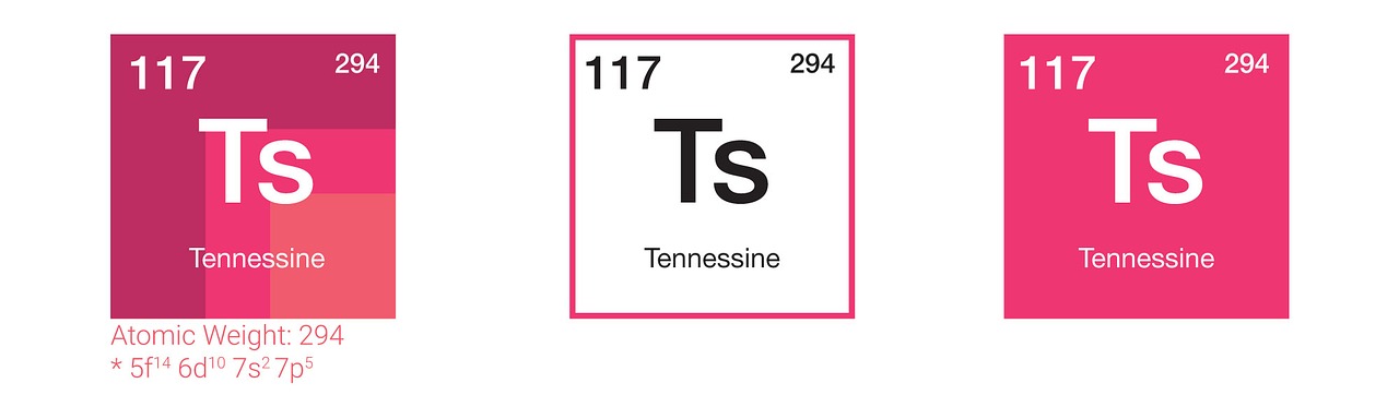 Tennessine, Chemija, Periodinė Elementų Lentelė, Elementai, Fizika, Atomas, Elektronas, Simbolis, Mokslas, Atominė