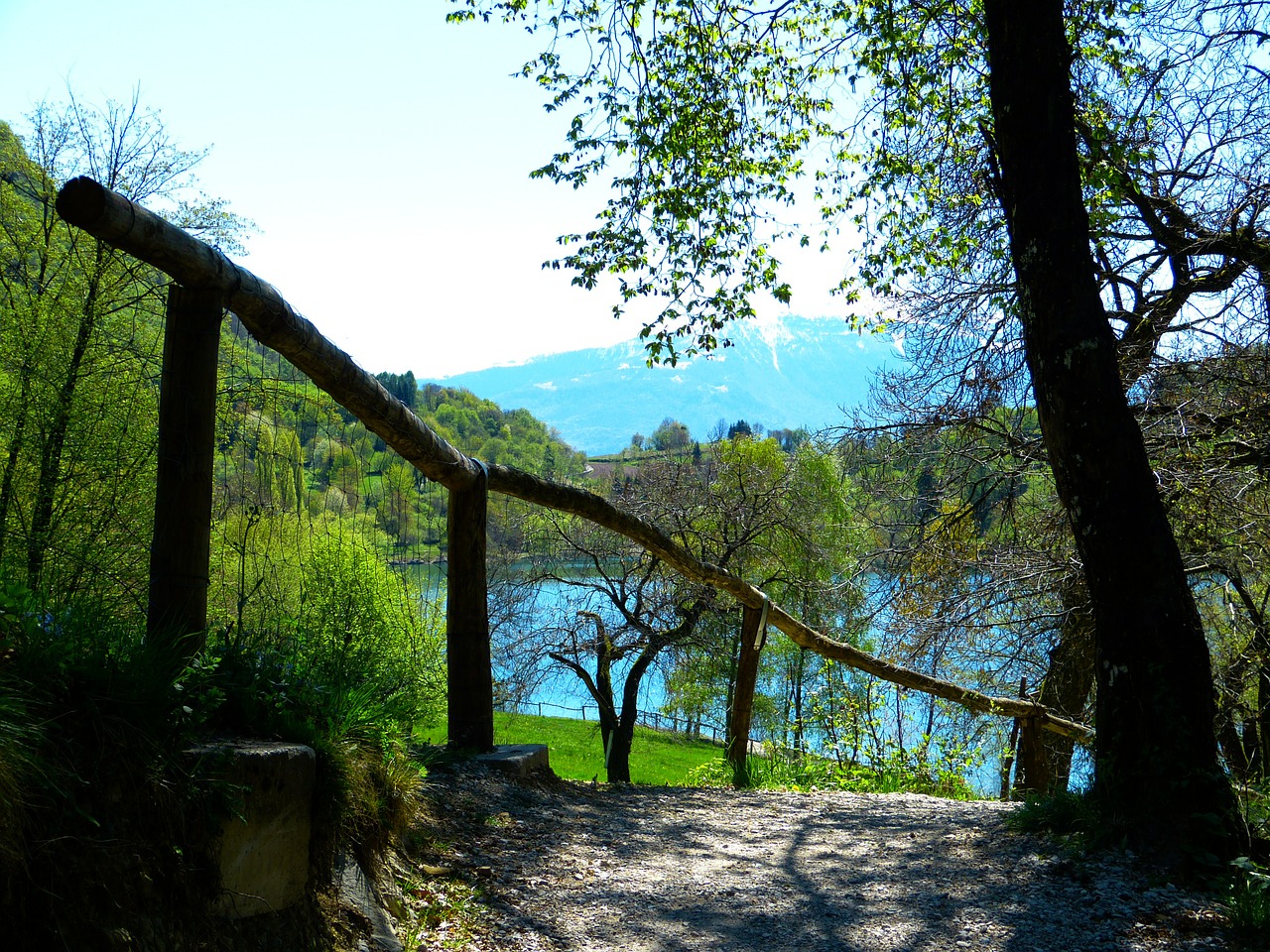 Tenno Ežeras, Lago Di Tenno, Italy, Toli, Kalnai, Vanduo, Promenada, Takas, Gamta, Laisvalaikis