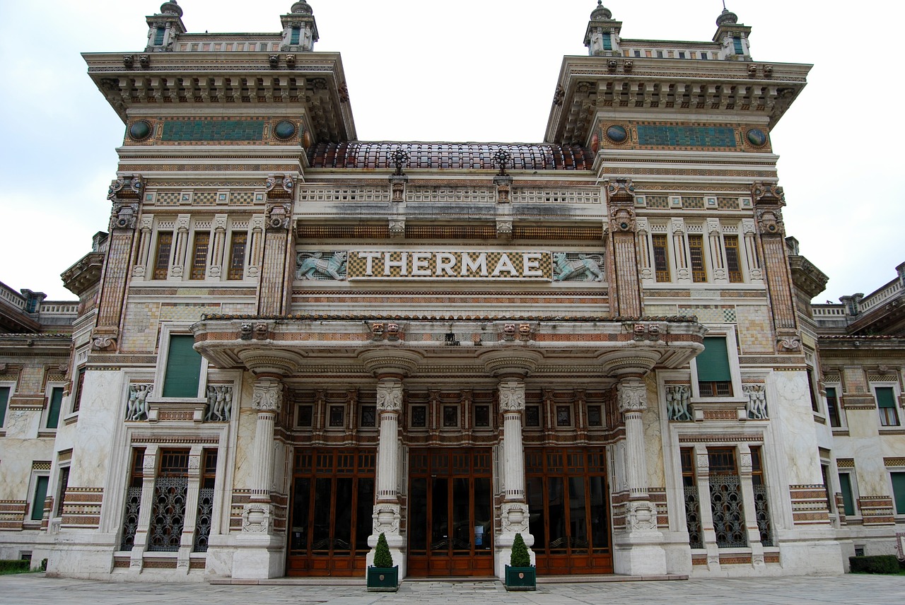 Terme, Berzieri, Salsomaggiore, Palazzo, Statyba, Italy, Architektūra, Nemokamos Nuotraukos,  Nemokama Licenzija