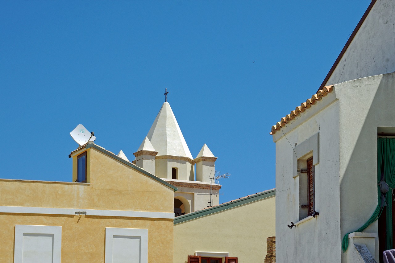 Termoliai, Molise, Italy, Namai, Linijos, Architektūra, Vasara, Saulė, Šviesa, Pietų Italija