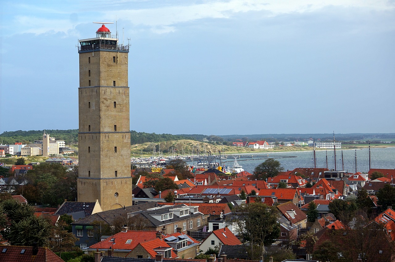 Terschelling, Vasara, Panorama, Bokštas, Įlanka, Vakarų Fryzų Salos, Nemokamos Nuotraukos,  Nemokama Licenzija