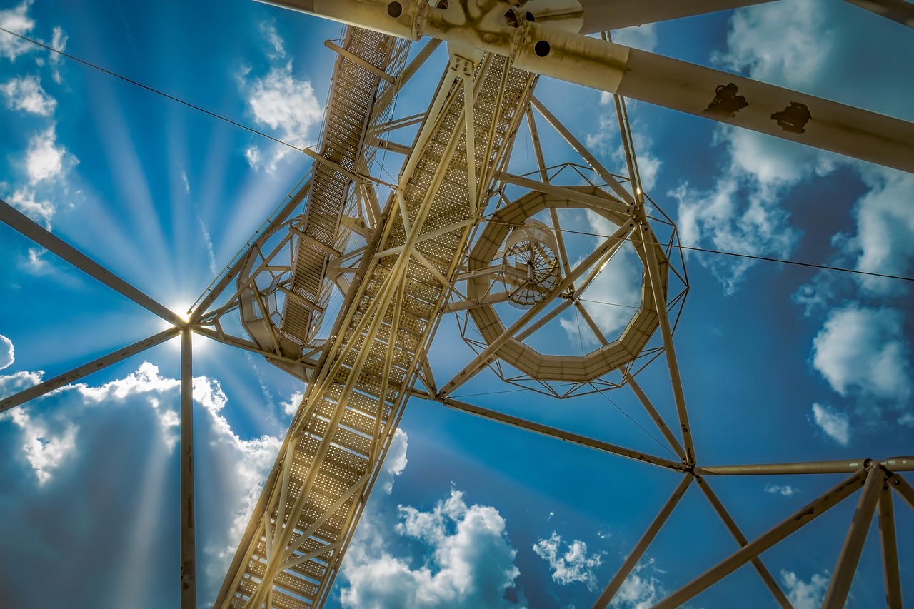 Tetraeder,  Struktūra,  Architektūra,  Bottrop,  Statyba,  Industrija,  Žymus Objektas,  Ruhrgebiet,  Bipyramid,  Geometrija