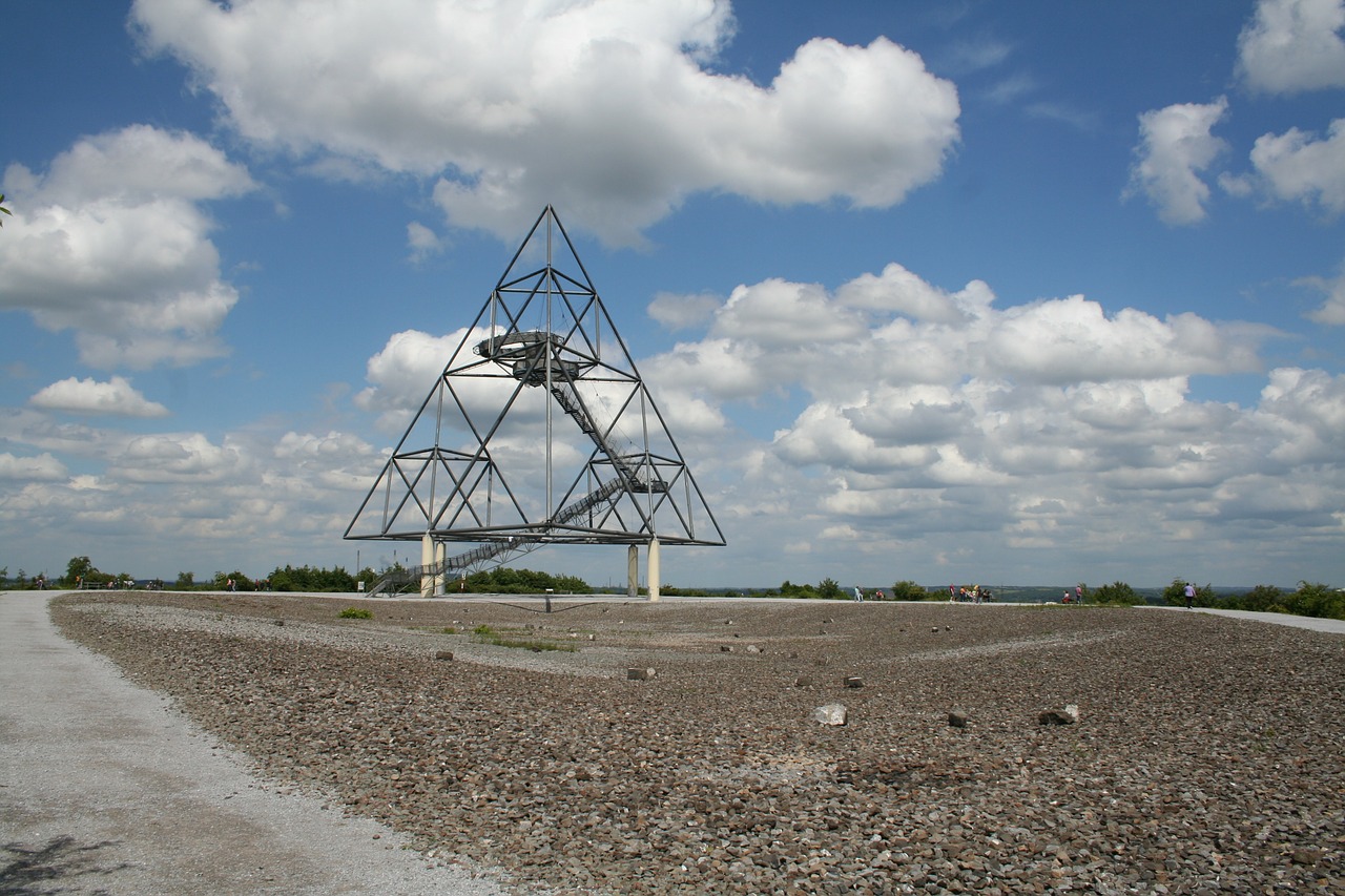 Tetraedras, Bottrop Germany, Ruhr Area, Menas, Nemokamos Nuotraukos,  Nemokama Licenzija