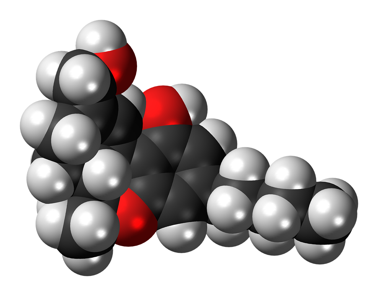 Tetrahidrokanabinolis, Hidroksi, Thc, 3D, Užpildymas, Metabolitas, Modelis, Molekulė, Cheminis, Laboratorija