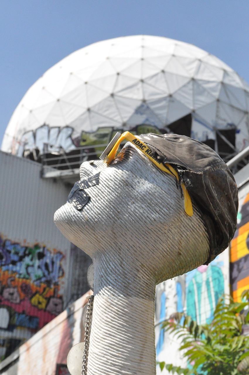 Teufelsberg, Berlynas, Gatvės Menas, Kupolas, Grafiti, Sulaikymo Stotis, Nemokamos Nuotraukos,  Nemokama Licenzija