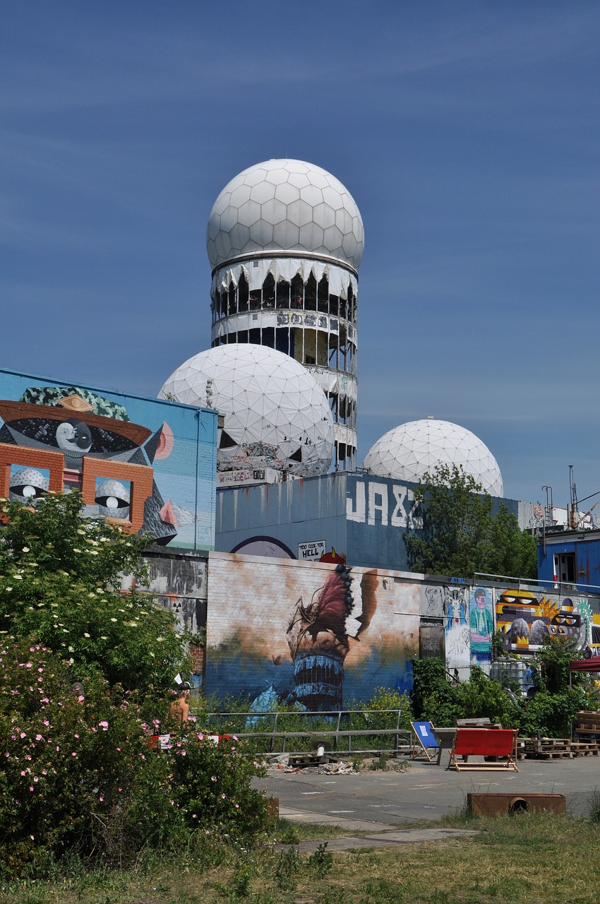 Teufelsberg, Berlynas, Gatvės Menas, Kupolas, Grafiti, Sulaikymo Stotis, Nemokamos Nuotraukos,  Nemokama Licenzija