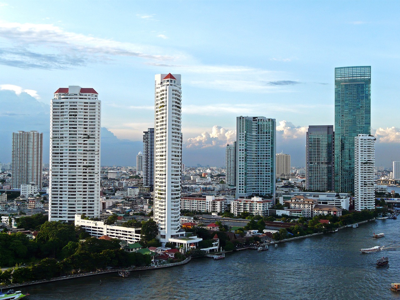 Tailandas, Bangkokas, Miestas, Metropolis, Panorama, Dangoraižis, Nemokamos Nuotraukos,  Nemokama Licenzija