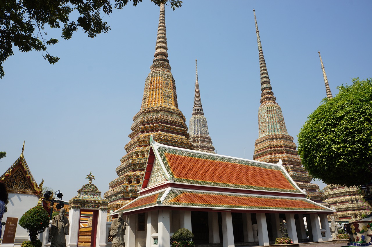 Tailandas, Bangkokas, Wat Pho, Šventykla, Pastatas, Religija, Spire, Nemokamos Nuotraukos,  Nemokama Licenzija