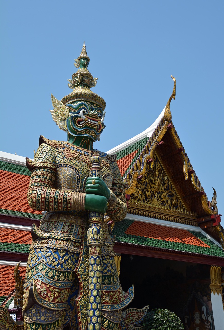 Tailandas, Bangkokas, Šventykla, Wat Phra Kaew, Nemokamos Nuotraukos,  Nemokama Licenzija