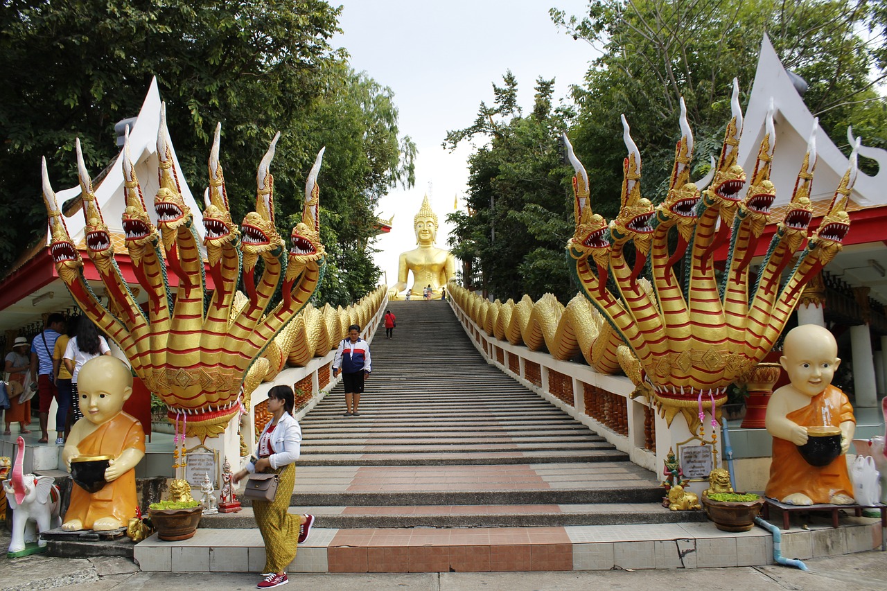 Tailandas, Geltona Buda, Pattaya, Nemokamos Nuotraukos,  Nemokama Licenzija